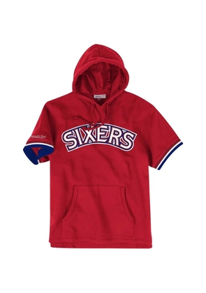 Mitchell & Ness NBA Philadelphia 76ers short-sleeve hoodie - Red