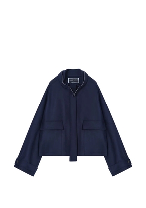 Giorgio Armani patch-pocket jacket - Blue