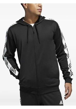 adidas zip hoodie - Black