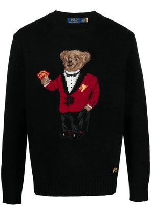 Polo Ralph Lauren Lunar New Year Polo Bear wool jumper - Black