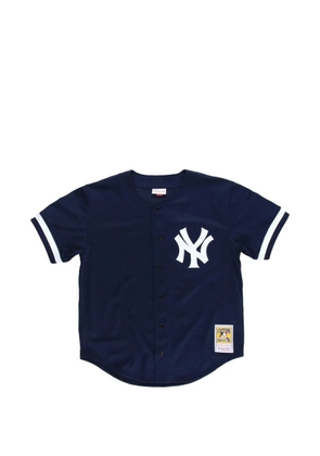 Mitchell & Ness x MLB Bernie Williams New York Yankees button T-shirt - Blue