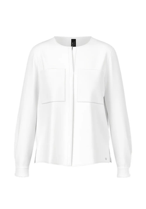 MARCCAIN chest-pocket blouse - White