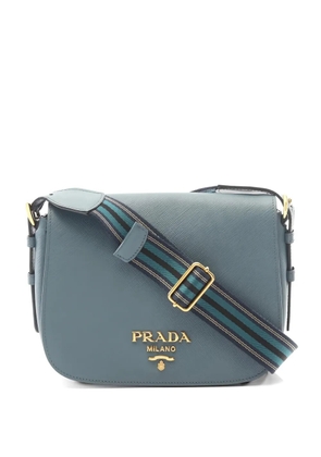 Prada Pre-Owned Saffiano leather crossbody bag - Blue