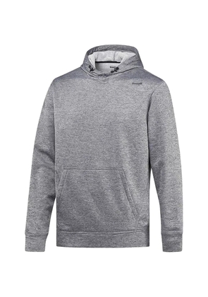 Reebok logo-embroidery hoodie - Grey