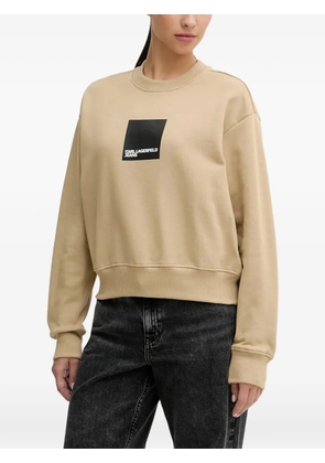 Karl Lagerfeld Jeans logo-print sweatshirt - Neutrals