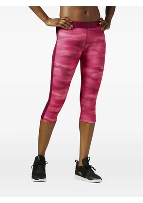 Reebok Workout Ready Printed Capri leggings - Pink