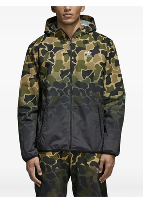 adidas camouflage windbreaker jacket - Green
