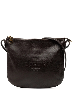 Loewe Pre-Owned 2011 Leather Heritage crossbody bag - Brown