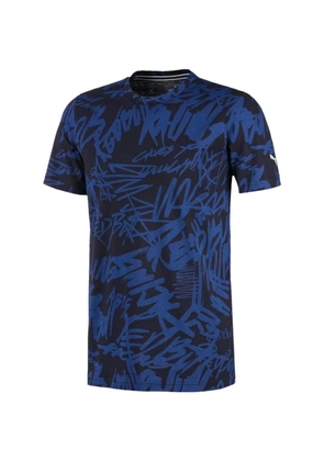 PUMA red bull racing all-over print t-shirt - Blue