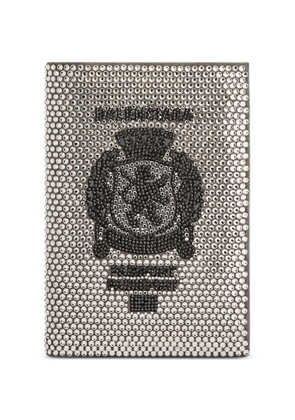 Balenciaga rhinestone-embellished passport holder - Grey