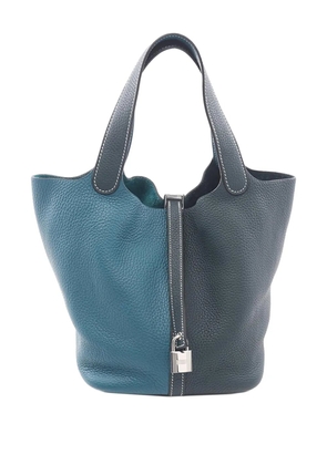 Hermès Pre-Owned 2021 Clemence Picotin Lock Casaque 22 handbag - Green