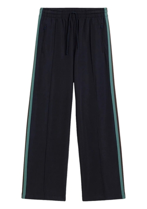 AMI Paris stripe-detailing track pants - Blue