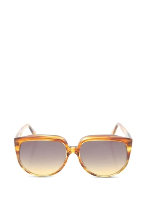 Celine Pre-Owned 2020s round sunglasses - Brown