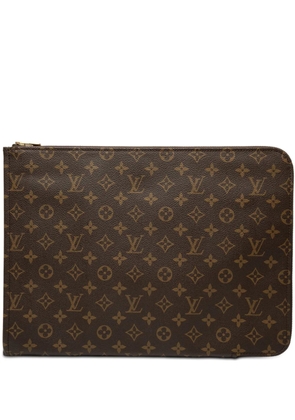 Louis Vuitton Pre-Owned 1987 Monogram Poche Documents Portfolio business bag - Brown