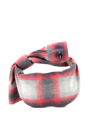 Bottega Veneta Pre-Owned BV Jodie Hobo Shirt Effect Printed Leather Mini shoulder bag - Multicolour