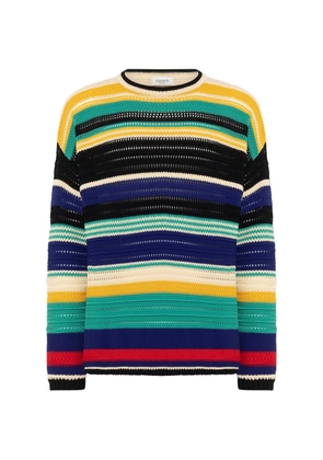 Laneus striped jumper - Black