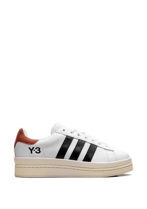 adidas stripes platform sneakers - White