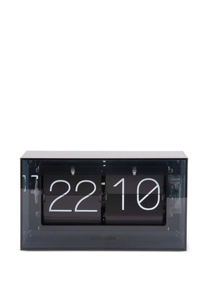 Karlsson boxed-flip clock - Black