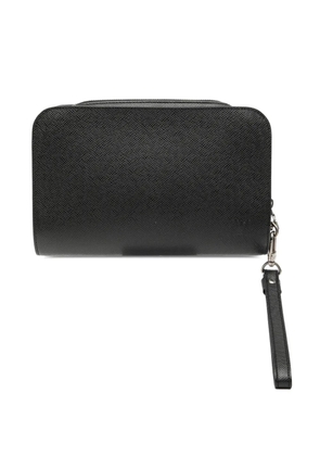 Louis Vuitton Pre-Owned 2002 Taiga Pochette Baikal clutch bag - Black