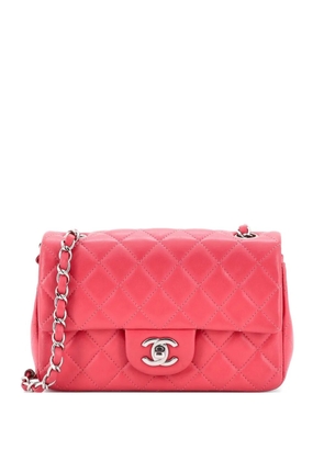 CHANEL Pre-Owned Classic Single Flap Bag Quilted Lambskin Mini crossbody bag - Pink