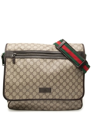 Gucci Pre-Owned 2000-2015 GG Supreme Web crossbody bag - Brown