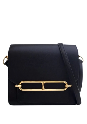 Hermès Pre-Owned 2017 Mini Evercolor Sac Roulis 18 crossbody bag - Black