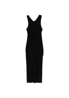 Norma Kamali racer long maxi dress - Black