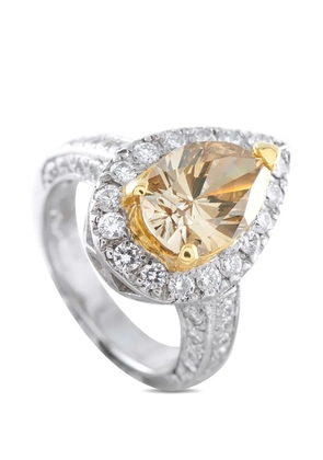 LB Exclusive diamond halo ring - Silver