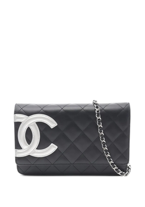 CHANEL Pre-Owned 2011 Cambon Ligne wallet-on-chain - Black