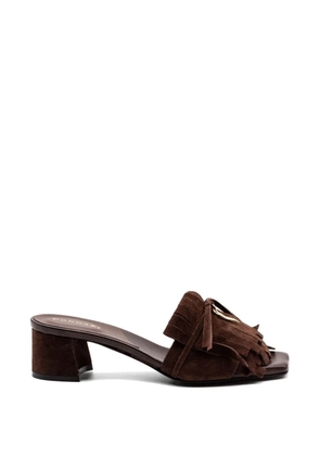 Donnarì 50mm suede mules - Brown