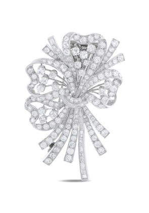 LB Exclusive diamond bow brooch - Silver