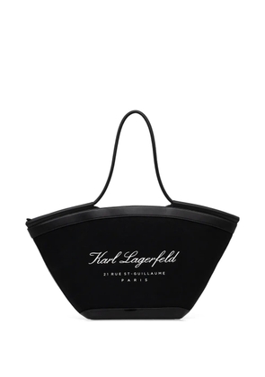 Karl Lagerfeld logo-detail tote bag - Black
