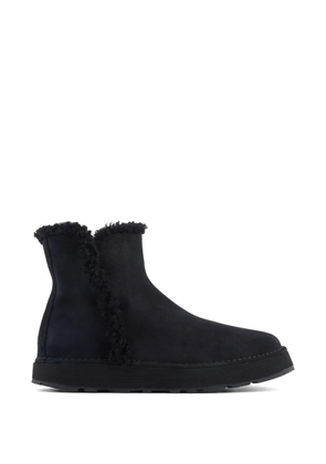 Giorgio Armani suede ankle boots - Black