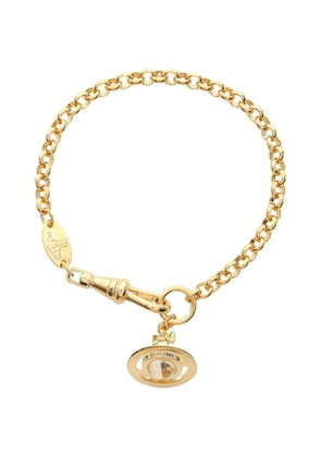 Vivienne Westwood Pre-Owned Orb rhinestone-embellished bracelet - Gold