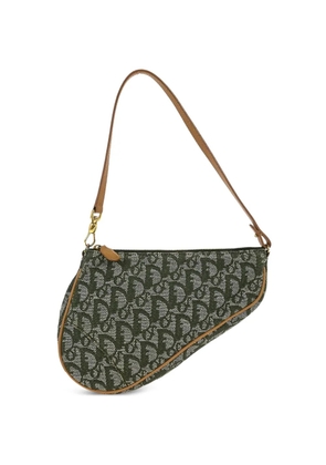 Christian Dior Pre-Owned 2001 Saddle trotter shoulder bag - Green