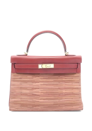 Hermès Pre-Owned 2001 Kelly32 vibrato veau chamonix tote bag - Red