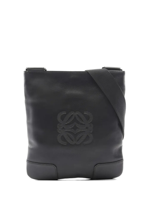 Loewe Pre-Owned 2010s Anagram leather shoulder bag - Black