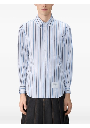 Thom Browne striped poplin shirt - White