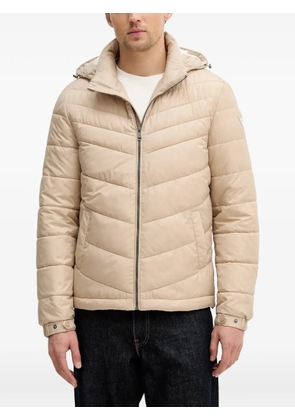 GUESS USA hooded quilted jacket - Neutrals