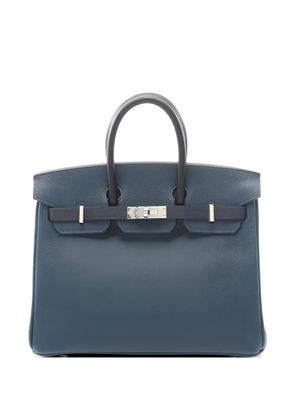 Hermès Pre-Owned 2023 25 Birkin leather handbag - Blue