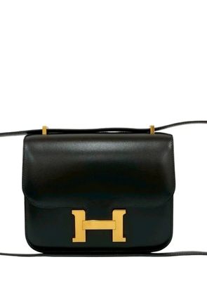 Hermès Pre-Owned 2017 Mini Box Calf Constance III 18 crossbody bag - Black