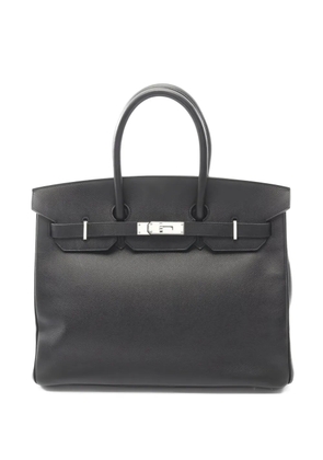 Hermès Pre-Owned 2009 Birkin leather tote bag - Black