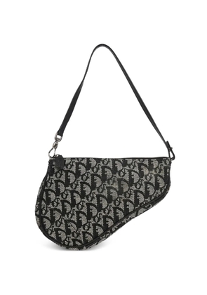 Christian Dior Pre-Owned 2002 Saddle Oblique jacquard tote bag - Black