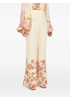 Hemant And Nandita Riah flared-leg trousers - Neutrals