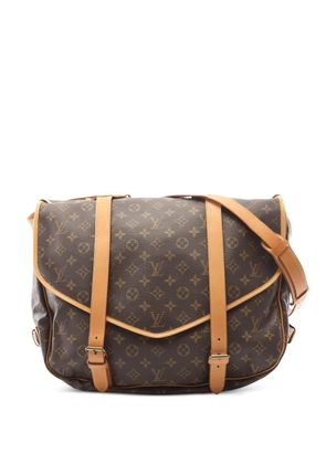 Louis Vuitton Pre-Owned 1988 Saumur 43 monogram shoulder bag - Brown