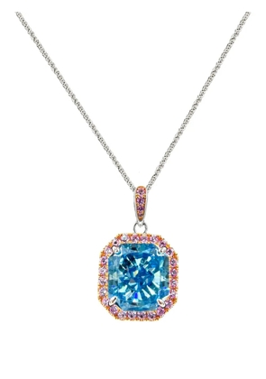 Juwelina Paris Iconic Horizon blue pendant - Silver