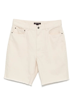 Michael Kors frayed denim shorts - Neutrals