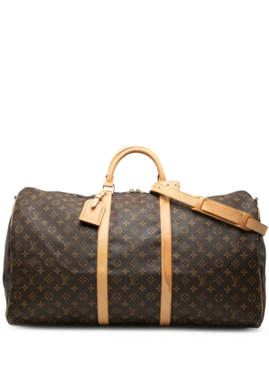 Louis Vuitton Pre-Owned 1999 Monogram Keepall Bandouliere 60 travel bag - Brown