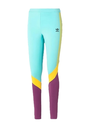 adidas colourblock leggings - Green