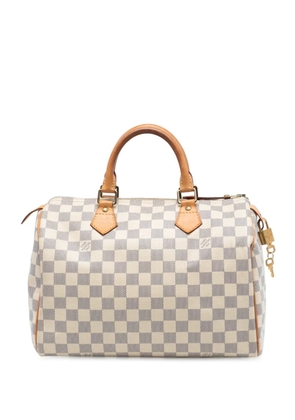 Louis Vuitton Pre-Owned 2011 Damier Azur Speedy 30 boston bag - White